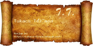 Tukacs Tímea névjegykártya